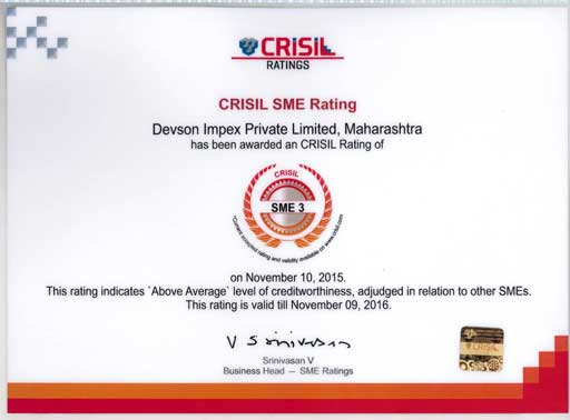 crisil certificate